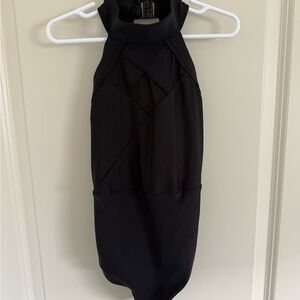 Five Black Halter Leotard